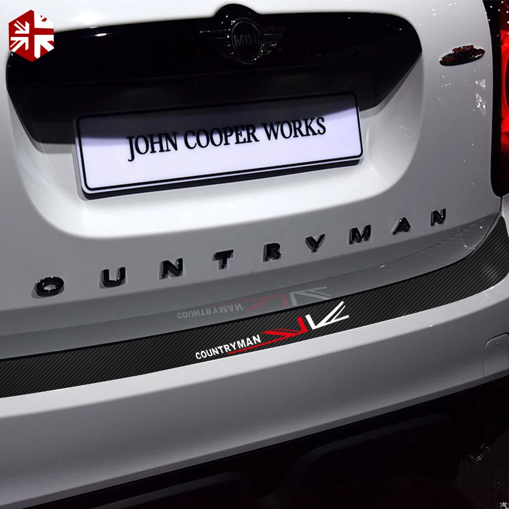 5D Carbon Fiber Vinyl Decal Sticker Car Rear Bumper Trunk Load Edge Protector Guard Trim for Mini Cooper S JCW Countryman F60
5D Carbon Fiber Vinyl Decal Sticker Car Rear Bumper Trunk Load Edge Protector Guard Trim for Mini Cooper S JCW Countryman F60