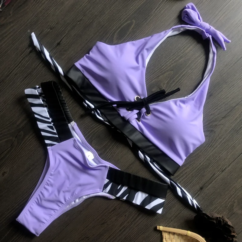 Sexy Bandage Swimsuit Black Strappy Bikini Thong Crop Top 2 Pieces Swimwear Women 2020 Biquini Female Padded Swim Bathing Suit
Sexy Bandage Swimsuit Black Strappy Bikini Thong Crop Top 2 Pieces Swimwear Women 2020 Biquini Female Padded Swim Bathing Suit