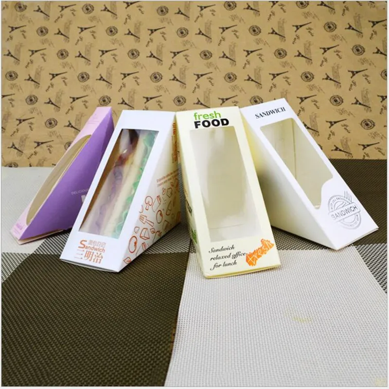 WHOLESALE BEST PRICES Sandwich Boxes see through window graphic print sandwich box 100pcs
WHOLESALE BEST PRICES Sandwich Boxes see through window graphic print sandwich box 100pcs
