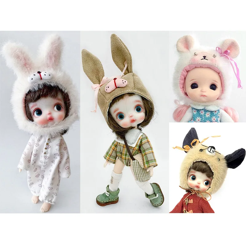 ob11 BJD Molly Cute Hat GSC Doll Animal Hat Doll Clothes Accessories Rabbit Bear Hat
ob11 BJD Molly Cute Hat GSC Doll Animal Hat Doll Clothes Accessories Rabbit Bear Hat