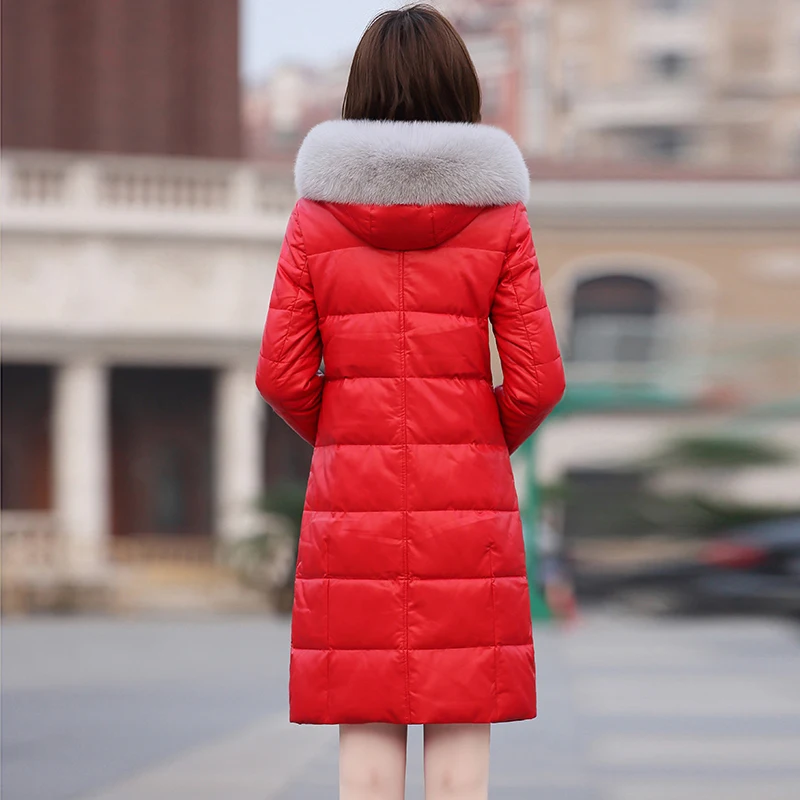 Sheepskin Real 100% Coat Female Mink Fur Collar Down Jackets Winter Jacket Women Genuine Leather Jacket Chaqueta Mujer
Sheepskin Real 100% Coat Female Mink Fur Collar Down Jackets Winter Jacket Women Genuine Leather Jacket Chaqueta Mujer