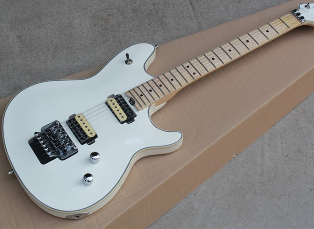 White Electric Guitar with Tremolo,Maple Fretboard with 22 Frets,Customized Logo/Color Available
White Electric Guitar with Tremolo,Maple Fretboard with 22 Frets,Customized Logo/Color Available