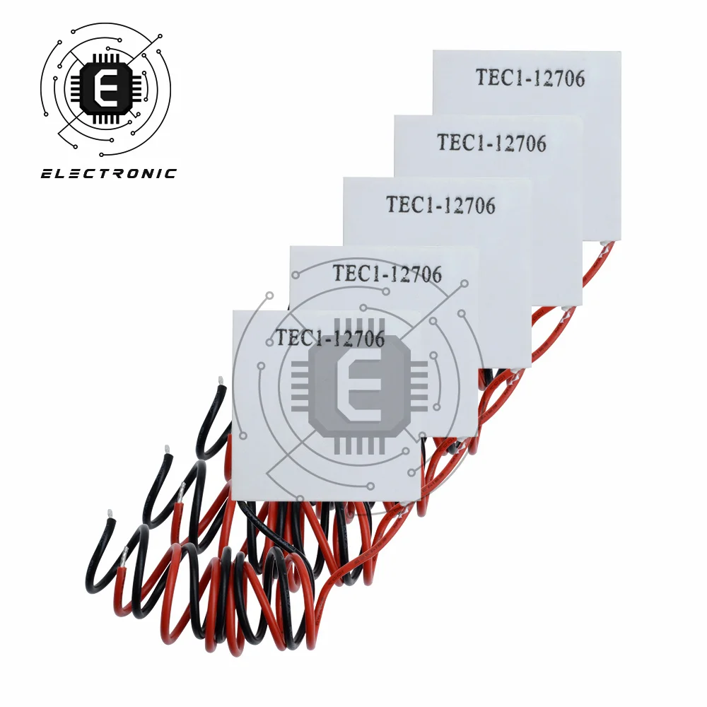 10 шт./лот TEC1-12706 TEC1 12706 12V 6A TEC Термоэлектрический охладитель Пельтье (TEC1-12706) 40*40 мм 12 в модуль элементов Пельтье
10 шт./лот TEC1-12706 TEC1 12706 12V 6A TEC Термоэлектрический охладитель Пельтье (TEC1-12706) 40*40 мм 12 в модуль элементов Пельтье