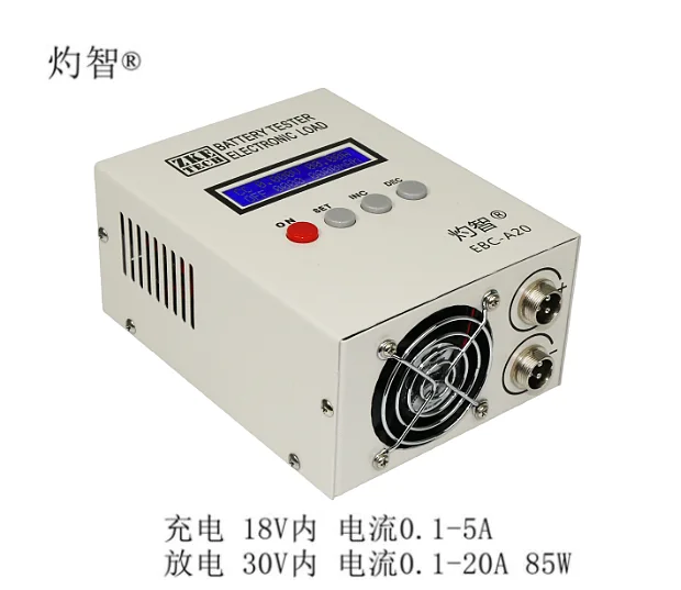 EBC-A20 Battery Capacity Tester Lithium Lead-acid Lithium Ferroelectric Three Charge and Discharge Device 5A Charge 20A Discharg
EBC-A20 Battery Capacity Tester Lithium Lead-acid Lithium Ferroelectric Three Charge and Discharge Device 5A Charge 20A Discharg