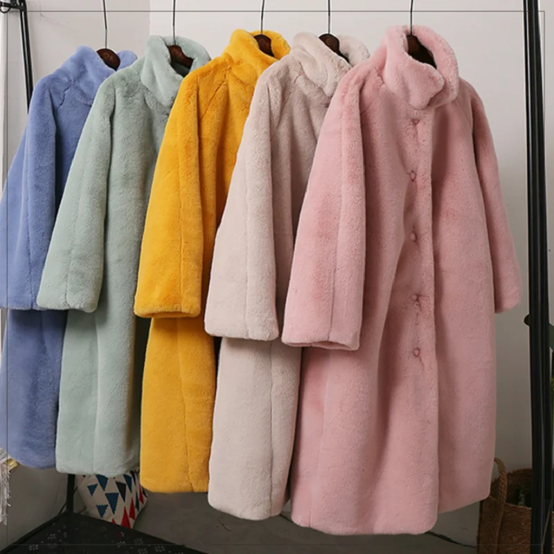 Winter New Warm Thick Long Coat Women Loose Faux Fur Coat Girls Outwear Temperament Female Faux Cashmere Woolen Cloth Coat Girls
Winter New Warm Thick Long Coat Women Loose Faux Fur Coat Girls Outwear Temperament Female Faux Cashmere Woolen Cloth Coat Girls