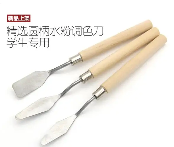 Oil painting Pigment scraper Gouache palette knife Art and paint material tools 3pcs/set
Oil painting Pigment scraper Gouache palette knife Art and paint material tools 3pcs/set