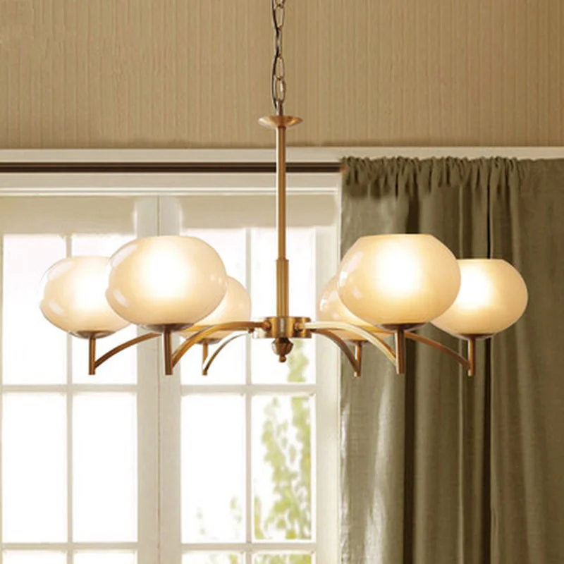 2019 new Nordic simplicity Brass chandelier American country dining room living room bedroom copper lighting
2019 new Nordic simplicity Brass chandelier American country dining room living room bedroom copper lighting