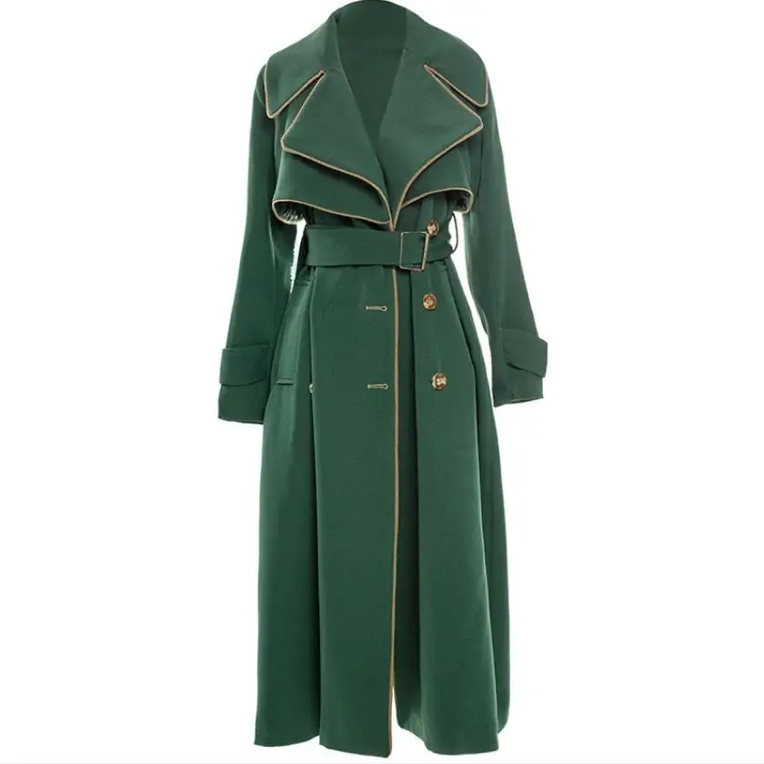 Dark green double-breasted windbreaker women mid-length 2021 autumn new ultra-long temperament British style
Dark green double-breasted windbreaker women mid-length 2021 autumn new ultra-long temperament British style