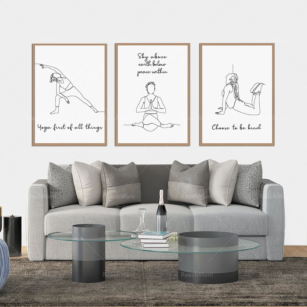 Yoga prints, line art, fitness wall art, living room decoration, modern abstract fashion poster decoration gifts
Yoga prints, line art, fitness wall art, living room decoration, modern abstract fashion poster decoration gifts