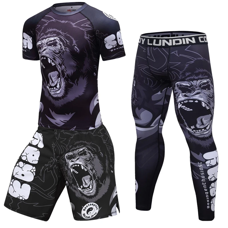 High Quality Compression Men's Sport Suits Quick Dry Running sets Sports Joggers Training Gym Fitness Tracksuits Boxing suit
High Quality Compression Men's Sport Suits Quick Dry Running sets Sports Joggers Training Gym Fitness Tracksuits Boxing suit