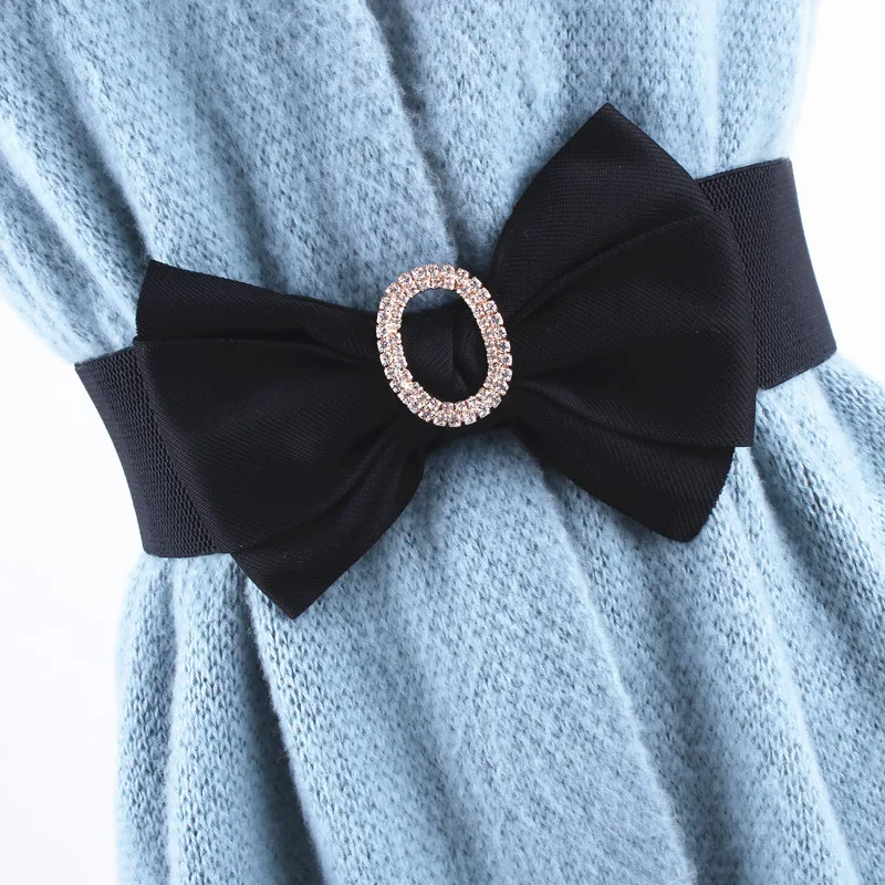Red White Black Fashion Elastic Belts for Women Ladies for Dress Korean Bow Wide Waist Seal Rhinestone Stretch Strap Waistband
Red White Black Fashion Elastic Belts for Women Ladies for Dress Korean Bow Wide Waist Seal Rhinestone Stretch Strap Waistband