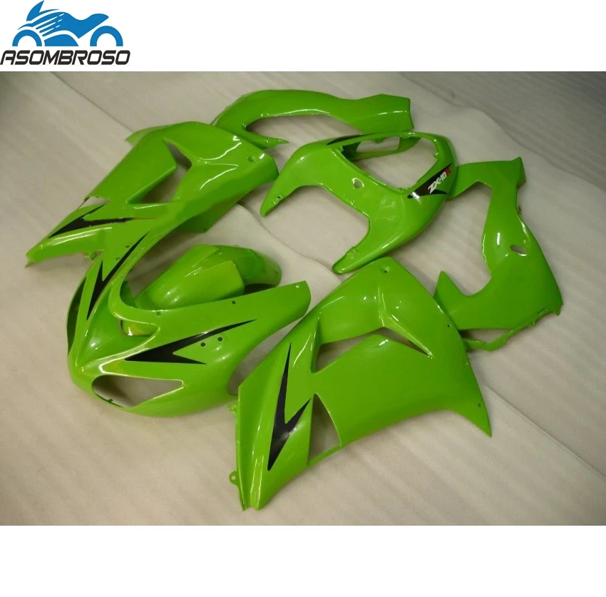 ABS Plastic Motorcycle Bodyworks for Kawasaki Ninja ZX10R fairing kit 2006-2007 full green fairing set zx10r 06 07 GH65
ABS Plastic Motorcycle Bodyworks for Kawasaki Ninja ZX10R fairing kit 2006-2007 full green fairing set zx10r 06 07 GH65