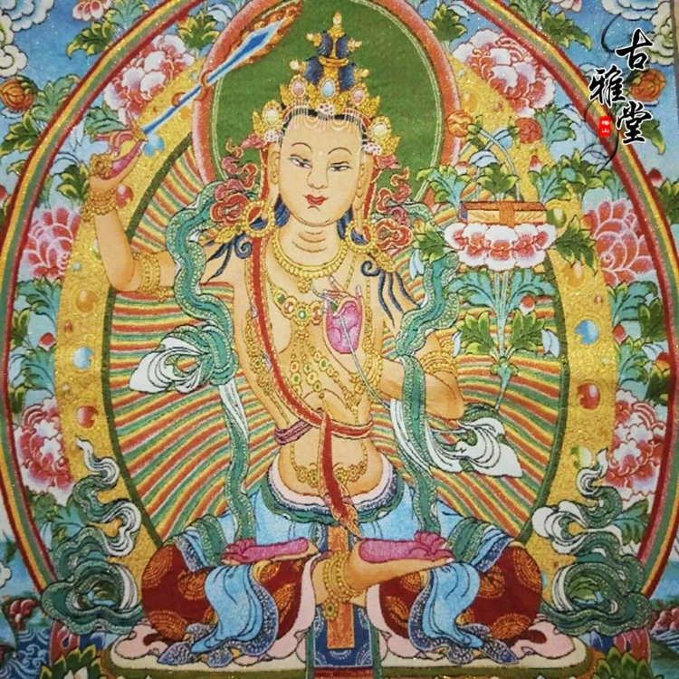 Тибетская декоративная картина для гостиной, тибетская статуя Манджушри танка Будды, черная карточка манджусри, картина танка Будды
Тибетская декоративная картина для гостиной, тибетская статуя Манджушри танка Будды, черная карточка манджусри, картина танка Будды