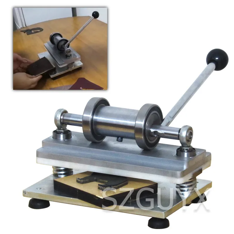 Double Wheel Hand Leather Cutting Machine Photo Paper PVC/EVA Sheet Cutter DIY Leather Die Cutting Punching Tool Manual Press
Double Wheel Hand Leather Cutting Machine Photo Paper PVC/EVA Sheet Cutter DIY Leather Die Cutting Punching Tool Manual Press