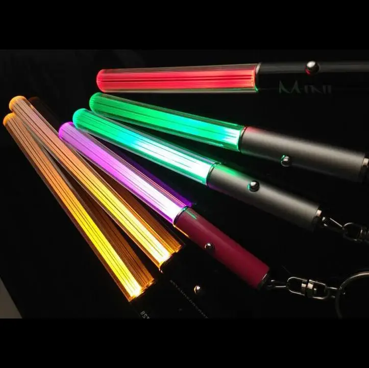 Wholesale LED Flashlight Stick Keychain Mini Torch Aluminum Key Chain Key Ring Durable Glow Pen Magic Wand Stick Lightsaber SN
Wholesale LED Flashlight Stick Keychain Mini Torch Aluminum Key Chain Key Ring Durable Glow Pen Magic Wand Stick Lightsaber SN
