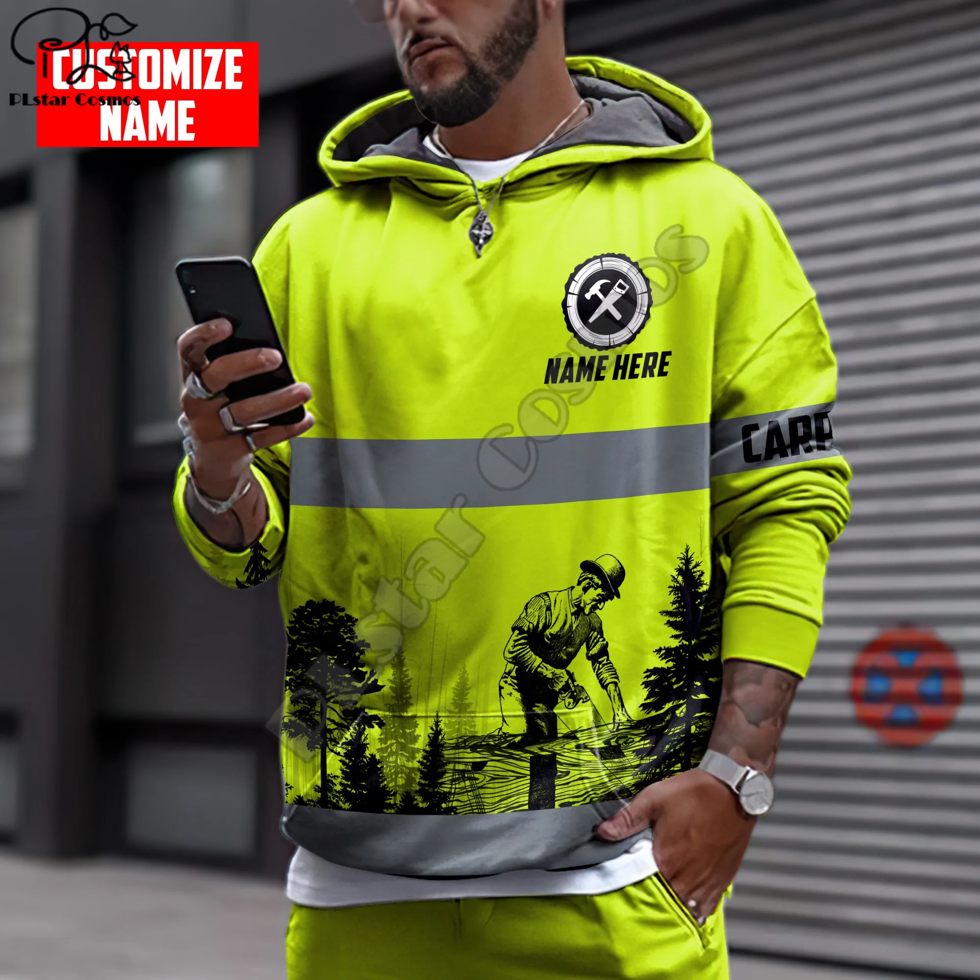 PLstar Cosmos Carpenter Worker 3D Printed 2022 New Fashion Hoodies Sweatshirts Zip Hooded For Men/Women Casual Streetwear C09
PLstar Cosmos Carpenter Worker 3D Printed 2022 New Fashion Hoodies Sweatshirts Zip Hooded For Men/Women Casual Streetwear C09