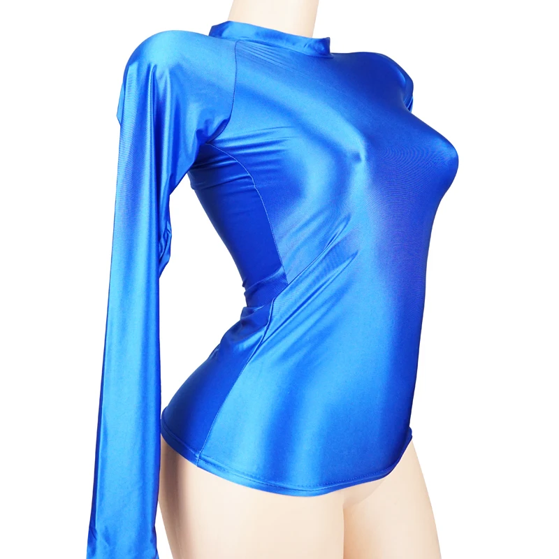 Блестящий боди с длинными рукавами, женская глянцевая спортивная одежда, спортивный костюм с высоким воротом, сексуальные прозрачные трико, компрессионная рубашка, купальный топ
Блестящий боди с длинными рукавами, женская глянцевая спортивная одежда, спортивный костюм с высоким воротом, сексуальные прозрачные трико, компрессионная рубашка, купальный топ