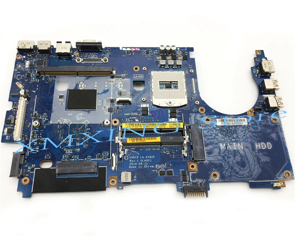 FULCOL For DELL Precision M6800 Laptop Motherboard LA-9782P CN-0Y02TM 0Y02TM Y02TM Tested 100% work
FULCOL For DELL Precision M6800 Laptop Motherboard LA-9782P CN-0Y02TM 0Y02TM Y02TM Tested 100% work