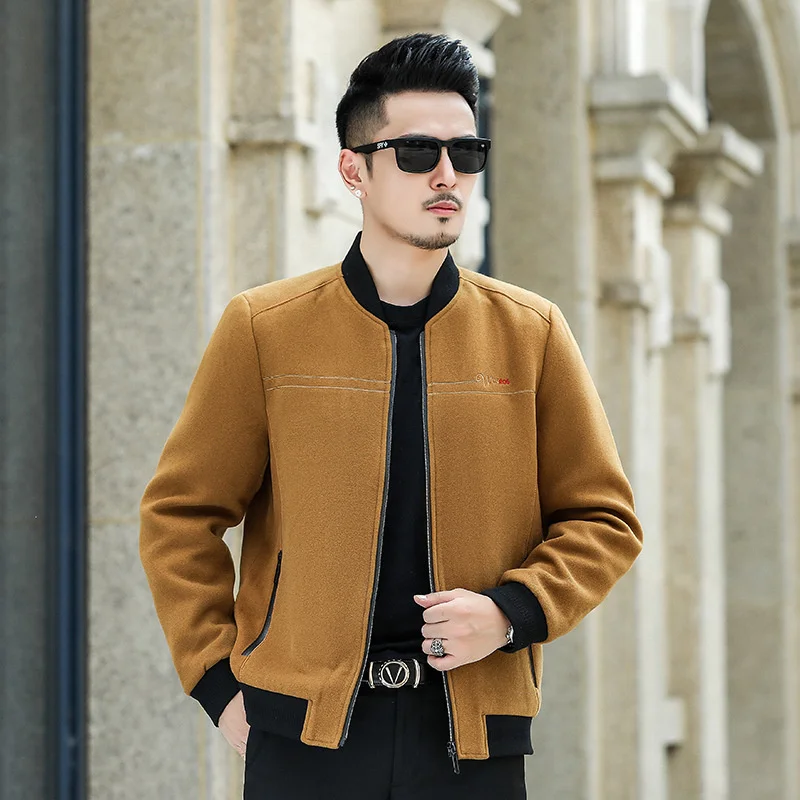 Autumn And Winter Wool Jacket Plus Velvet Thickening Men's Small Fresh Casual Brand All-match Handsome Simplicity High-Quality
Autumn And Winter Wool Jacket Plus Velvet Thickening Men's Small Fresh Casual Brand All-match Handsome Simplicity High-Quality