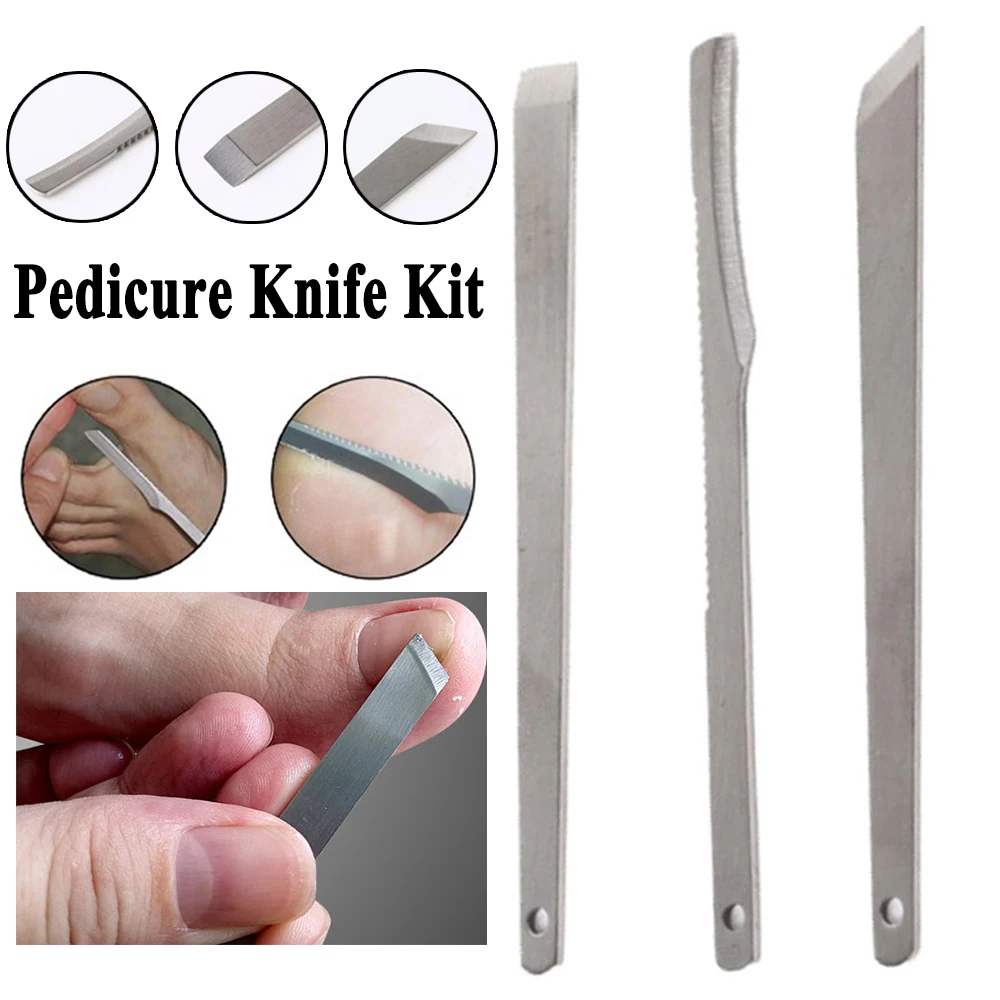 3Pcs/Set Toe Pedicure Knife Nail Clipper Feet Scraper Tools Dead Skin Removers Nail Foot Care Tool Kit Ingrown Cuticle Tools
3Pcs/Set Toe Pedicure Knife Nail Clipper Feet Scraper Tools Dead Skin Removers Nail Foot Care Tool Kit Ingrown Cuticle Tools