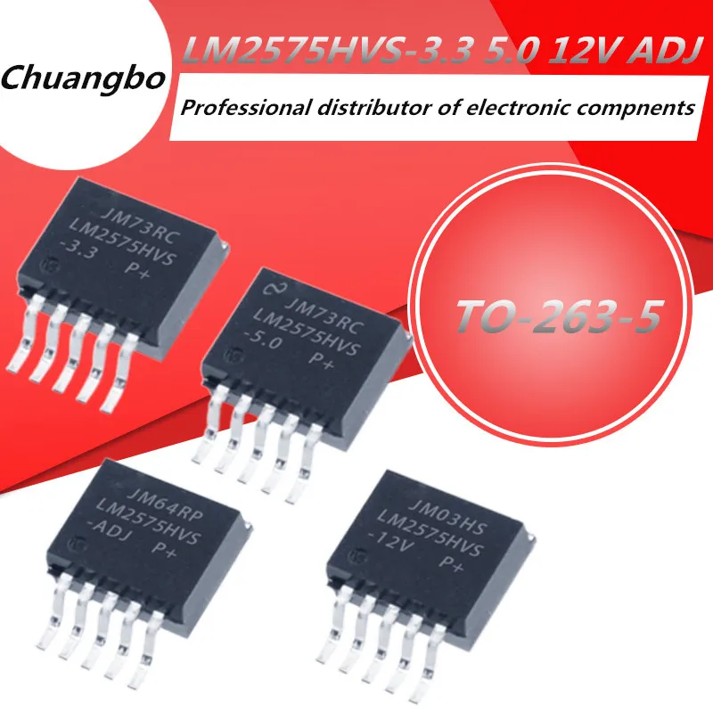 10pcs LM2575HVS-3.3 LM2575HVS-5.0 LM2575HVS-12V LM2575HVS-ADJ TO-263-5 3.3V 5V 12V ADJ Spot IC
10pcs LM2575HVS-3.3 LM2575HVS-5.0 LM2575HVS-12V LM2575HVS-ADJ TO-263-5 3.3V 5V 12V ADJ Spot IC