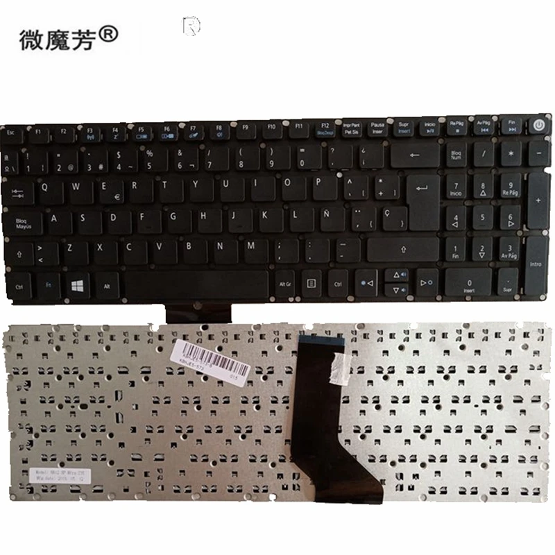 Новая клавиатура с испанской раскладкой для Acer Aspire E5-532 E5-522 E5-573 E5-574 E5-722 E5-752 E5-772 E5-773 E5-575 V5-591G SP
Новая клавиатура с испанской раскладкой для Acer Aspire E5-532 E5-522 E5-573 E5-574 E5-722 E5-752 E5-772 E5-773 E5-575 V5-591G SP