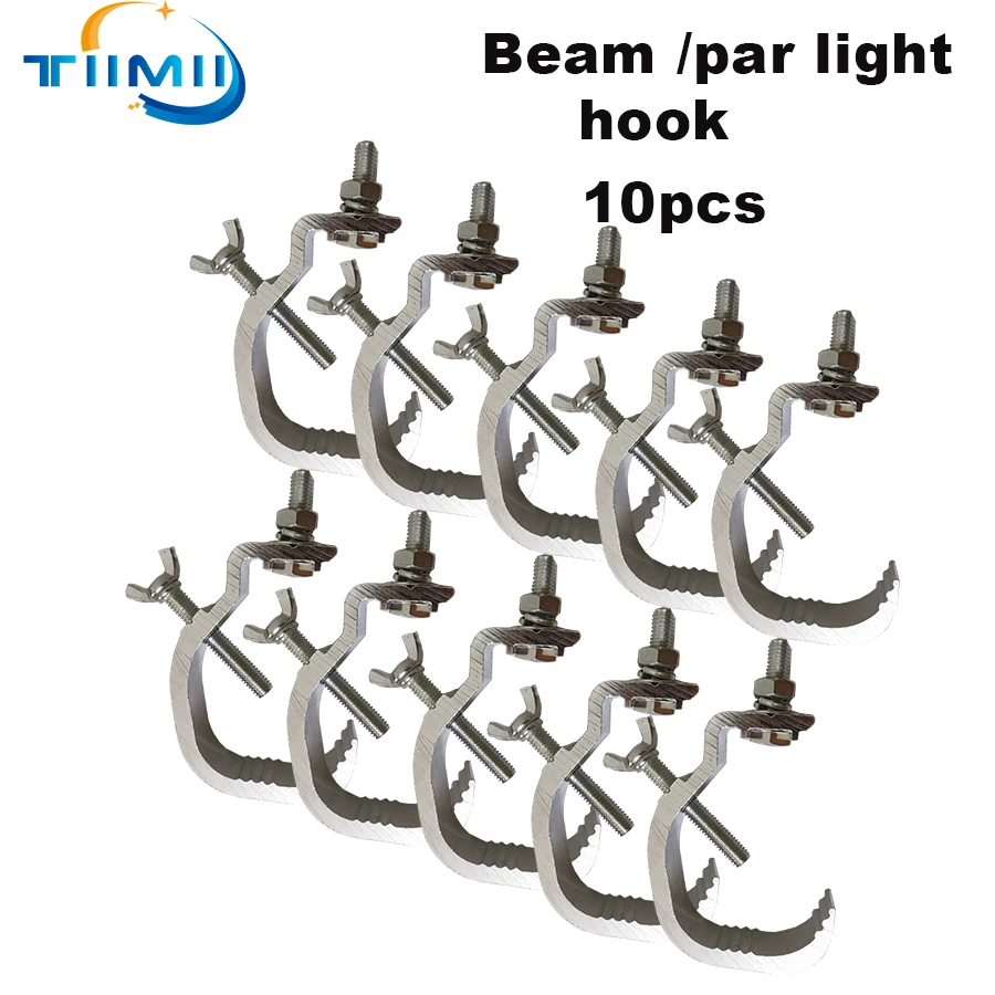 10pcs LED Par Beam Light Hooks Holder Disco Stage Party Light Aluminum Hook Professional Equipment Lighting Machine Hanging Clam
10pcs LED Par Beam Light Hooks Holder Disco Stage Party Light Aluminum Hook Professional Equipment Lighting Machine Hanging Clam