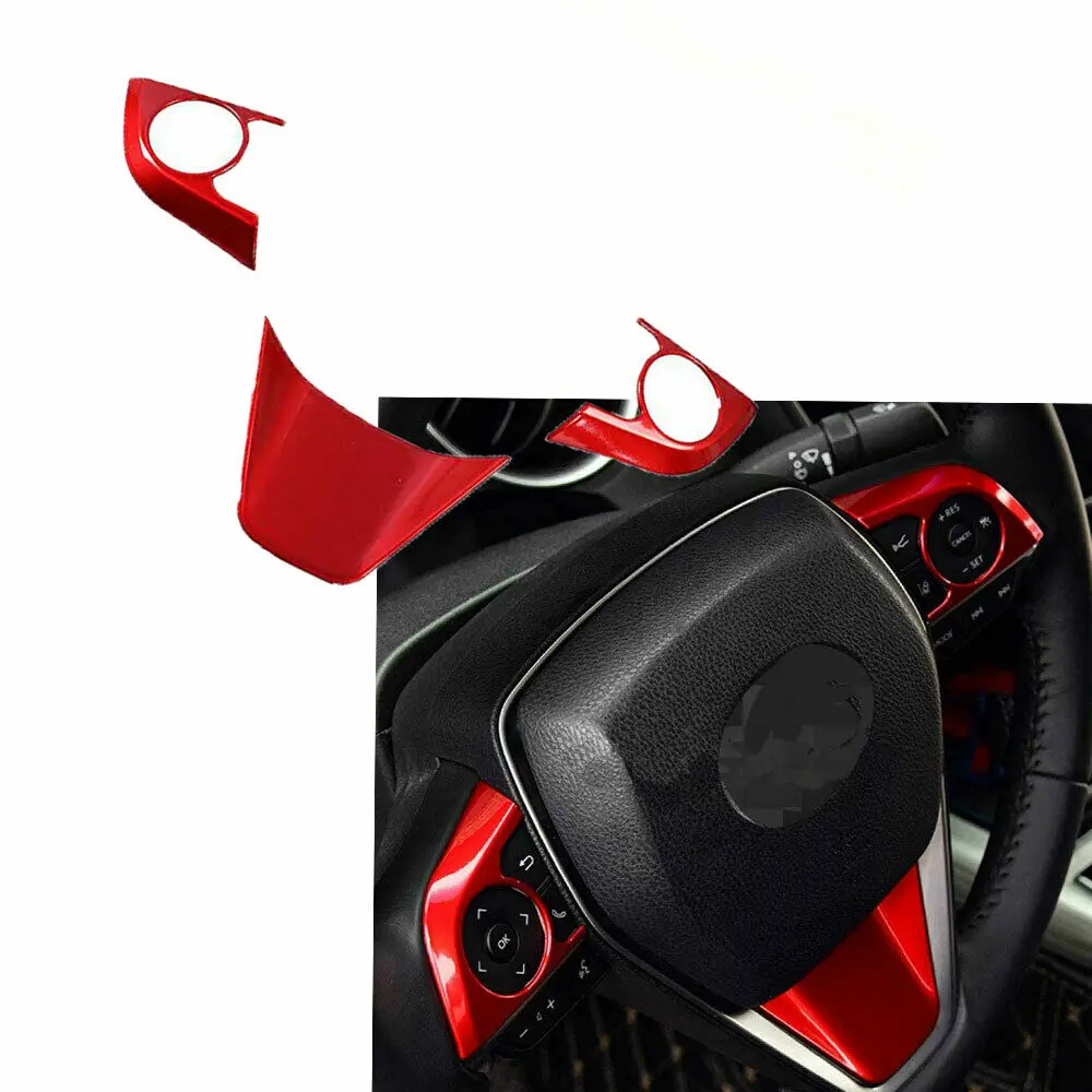 For Toyota Camry 2019 2020 2021 3PCS Red Sport Style Steering Wheel Cover Trim
For Toyota Camry 2019 2020 2021 3PCS Red Sport Style Steering Wheel Cover Trim