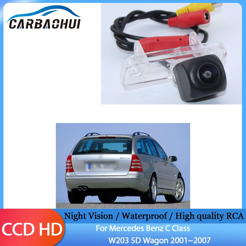 Rear View Camera CCD HD Night Vision Waterproof Parking Reverse Camera For Mercedes Benz C Class W203 5D Wagon 2001~2007
Rear View Camera CCD HD Night Vision Waterproof Parking Reverse Camera For Mercedes Benz C Class W203 5D Wagon 2001~2007
