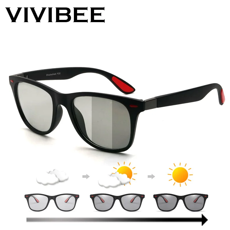 Солнцезащитные очки VIVIBEE, классические, фотохромные, поляризационные, мужские, водительские, квадратные, меняющие цвет, матовые
Солнцезащитные очки VIVIBEE, классические, фотохромные, поляризационные, мужские, водительские, квадратные, меняющие цвет, матовые