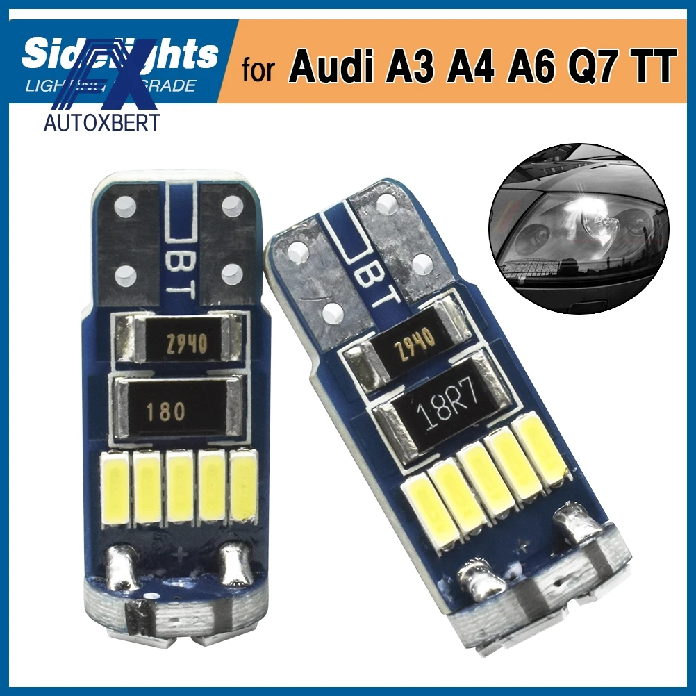 For Audi A3 8P A4 B6 B7 A6 TT Q7 Side Light Sidelights LED Parking Lamp Bulbs Canbus Super Bright Xenon HID Upgrade
For Audi A3 8P A4 B6 B7 A6 TT Q7 Side Light Sidelights LED Parking Lamp Bulbs Canbus Super Bright Xenon HID Upgrade