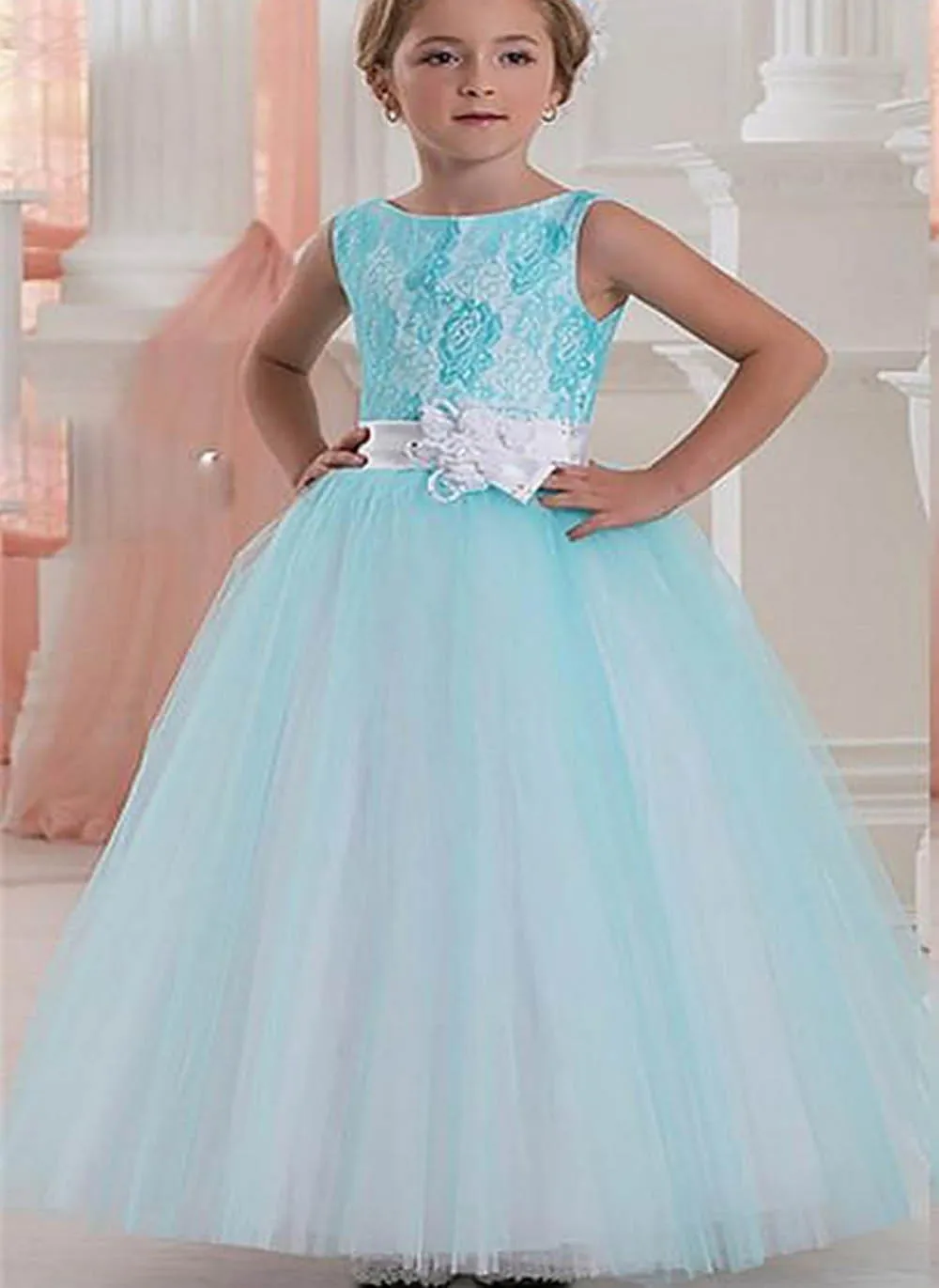 Kids Formal Wear Baby Children Party Dress Girls Pageant Birthday Christmas Lace Bow Bateau Custom Tulle Flower Girls Dresses
Kids Formal Wear Baby Children Party Dress Girls Pageant Birthday Christmas Lace Bow Bateau Custom Tulle Flower Girls Dresses