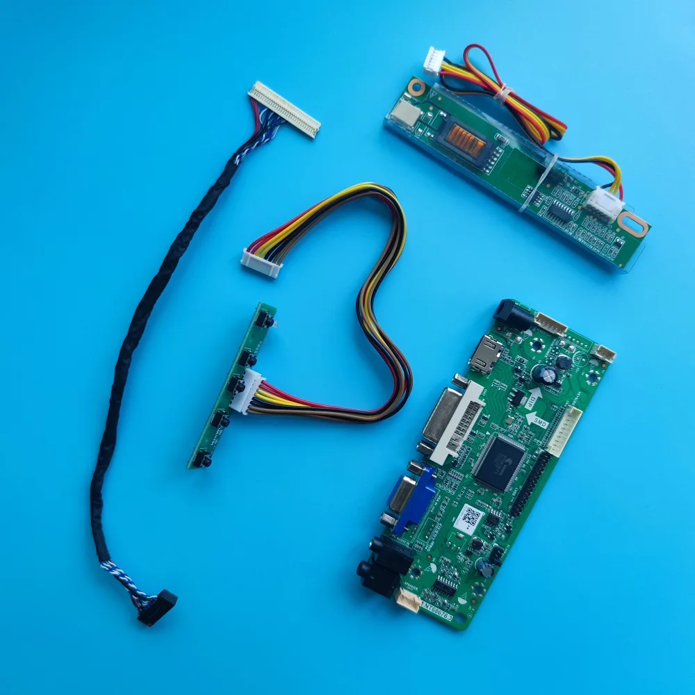 Комплект для LG LP154W01-TLD2/TLD3/TLD1/TLD4/TLD5/TLE1/TLE3/TLE4 M.NT68676 DVI VGA LCD панель контроллера 1280X800 15,4"
Комплект для LG LP154W01-TLD2/TLD3/TLD1/TLD4/TLD5/TLE1/TLE3/TLE4 M.NT68676 DVI VGA LCD панель контроллера 1280X800 15,4"