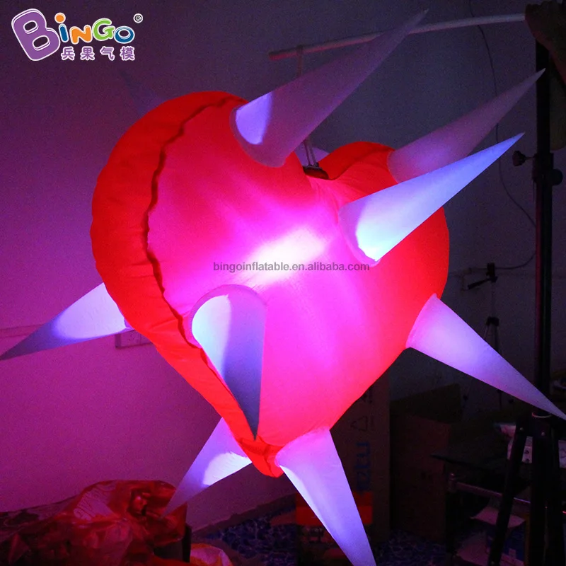 HIGHLY RECOMMENDED 1.8mH Inflatable Valentine'day Lighting Red Heart with Thorn Custom Made LED Lamp Bar Decoration
HIGHLY RECOMMENDED 1.8mH Inflatable Valentine'day Lighting Red Heart with Thorn Custom Made LED Lamp Bar Decoration