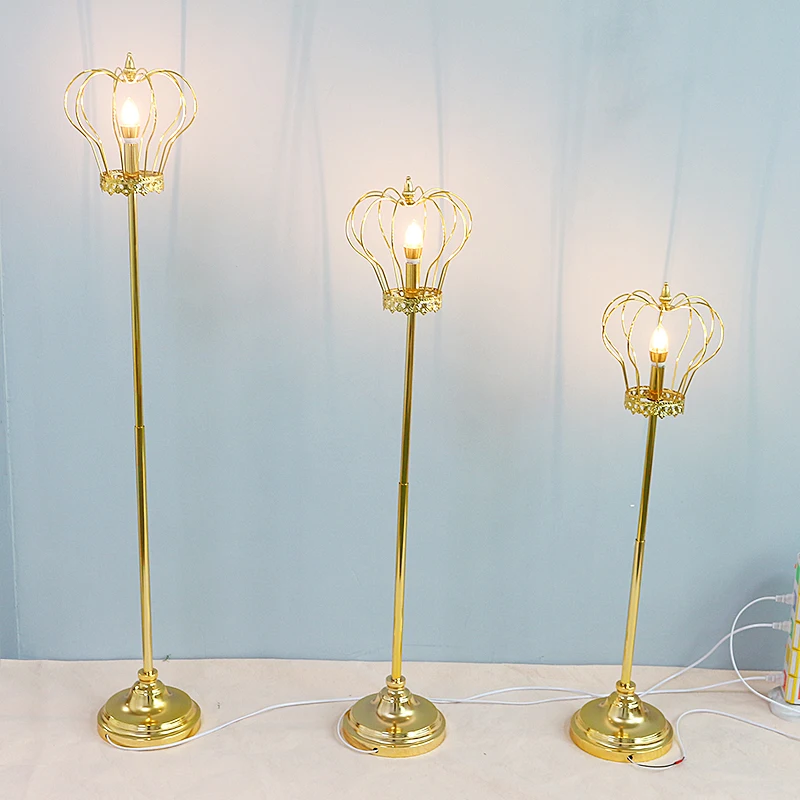 HVAYI-Gold-Plated Crown Street Light, Iron Art, Metal Road Guide Shelf, Adjustable Height, T Table Decoration, Wedding Props
HVAYI-Gold-Plated Crown Street Light, Iron Art, Metal Road Guide Shelf, Adjustable Height, T Table Decoration, Wedding Props