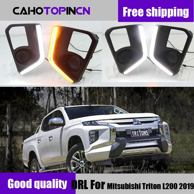 Дневные ходовые огни для Mitsubishi Triton L200 2019, светодиодные дневные ходовые огни, противотуманная фара с желтым указателем поворота, стильное реле
Дневные ходовые огни для Mitsubishi Triton L200 2019, светодиодные дневные ходовые огни, противотуманная фара с желтым указателем поворота, стильное реле