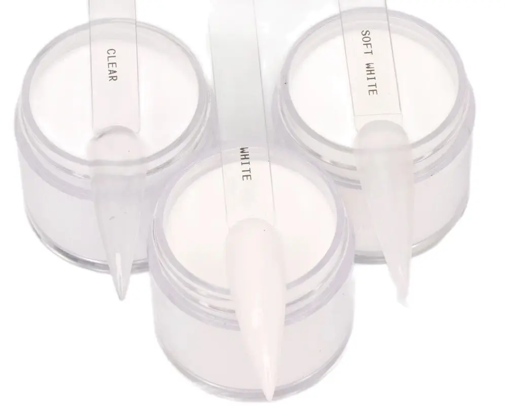 White / Soft White CLEAR Acrylic Powder 1 oz Powders Clear (Professional Acrylic Nail System Acrylic Powder Nail Art Powder
White / Soft White CLEAR Acrylic Powder 1 oz Powders Clear (Professional Acrylic Nail System Acrylic Powder Nail Art Powder