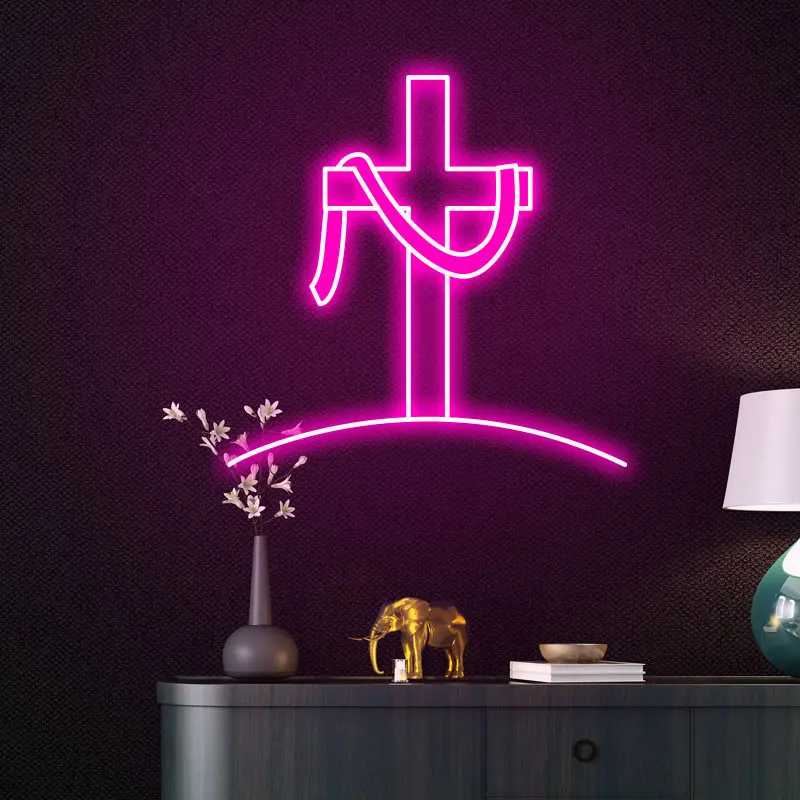 "Crucifix " Neon Sign Custom Neon Light Led Pink Home Room Wall Decoration Ins Shop Decor Bar
"Crucifix " Neon Sign Custom Neon Light Led Pink Home Room Wall Decoration Ins Shop Decor Bar