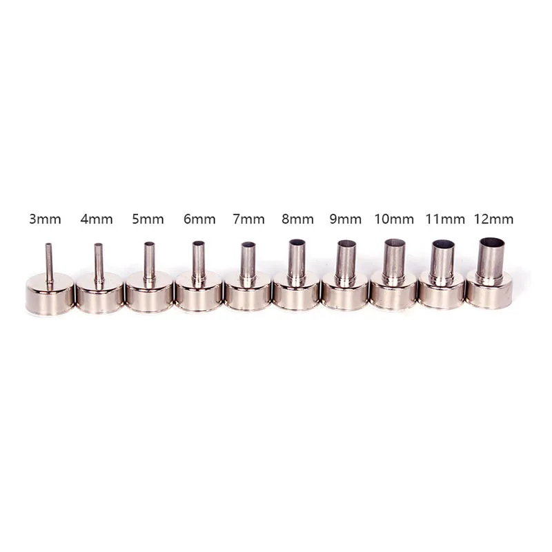 10pcs BGA round nozzle 850 hot air station air nozzle is suitable for all kinds of soldering station
10pcs BGA round nozzle 850 hot air station air nozzle is suitable for all kinds of soldering station
