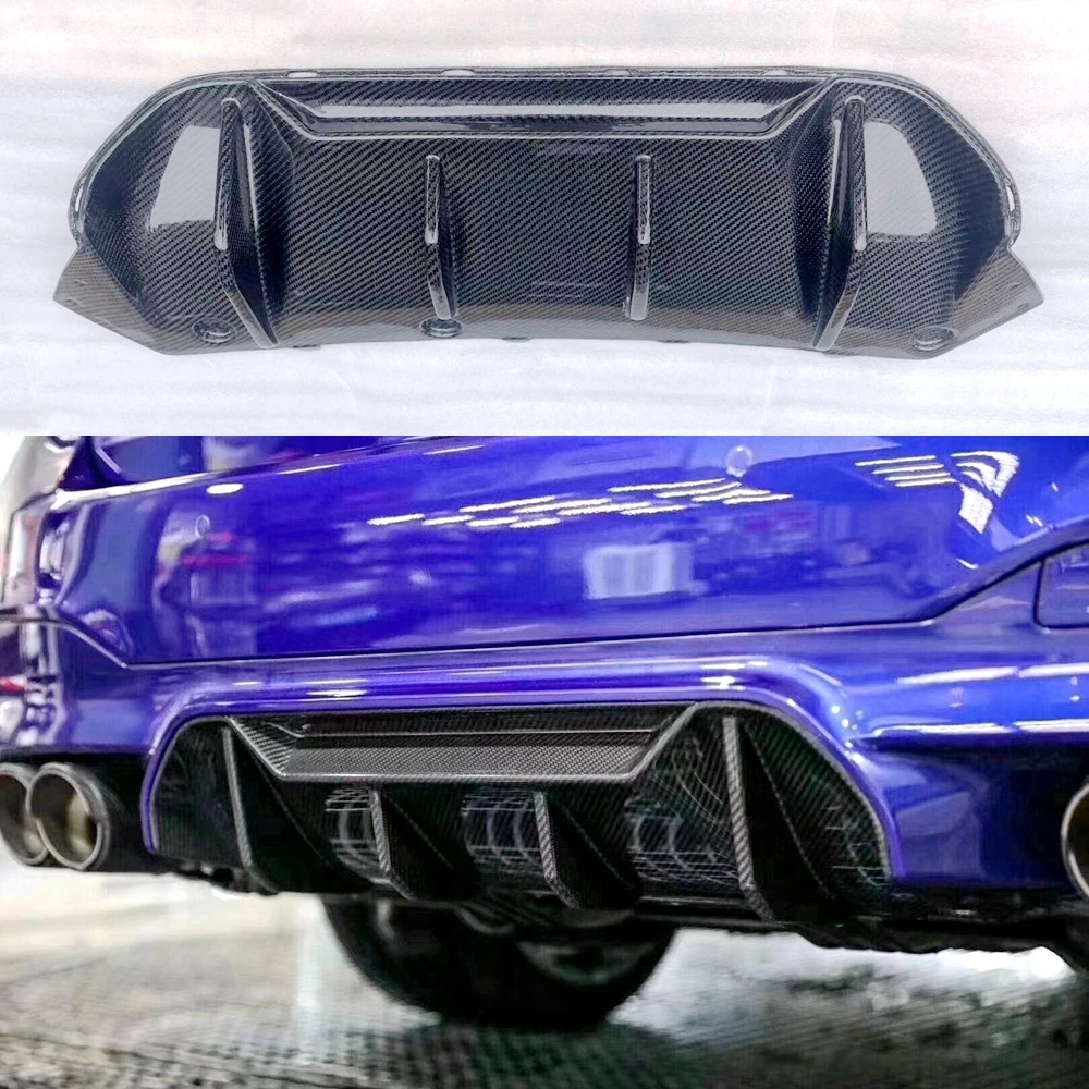 1 шт., диффузор для заднего бампера из углеродного волокна для BMW F90 M5, оригинальный M бампер 2018 вверх (не подходит для M-tech M-sport, бампер)
1 шт., диффузор для заднего бампера из углеродного волокна для BMW F90 M5, оригинальный M бампер 2018 вверх (не подходит для M-tech M-sport, бампер)