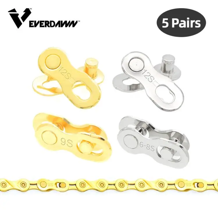5 Pair Bicycle Chain Quick Link 6 7 8 9 10 11 12 Speed Connector Lock Road Bike Magic Buckle Master Bicycle Joint Cycling Parts
5 Pair Bicycle Chain Quick Link 6 7 8 9 10 11 12 Speed Connector Lock Road Bike Magic Buckle Master Bicycle Joint Cycling Parts