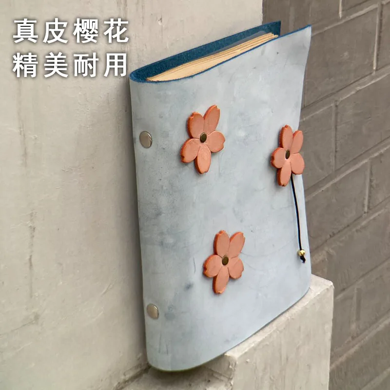 SilverMoon Valentine's Day Gift Fresh Cherry Blossom Cowhide Cover Notebook Pink Hand Account Book
SilverMoon Valentine's Day Gift Fresh Cherry Blossom Cowhide Cover Notebook Pink Hand Account Book