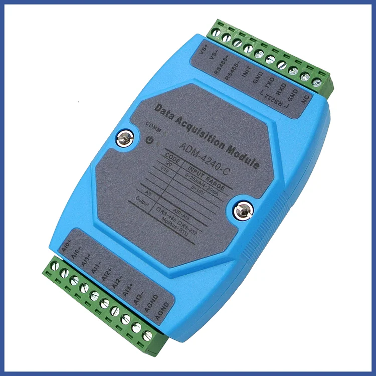 ADM-4240-C 4-канальный аналоговый модуль сбора аналогового сигнала 4–20 мА для аналогового ввода 485 0–10 В, модуль сбора данных
ADM-4240-C 4-канальный аналоговый модуль сбора аналогового сигнала 4–20 мА для аналогового ввода 485 0–10 В, модуль сбора данных