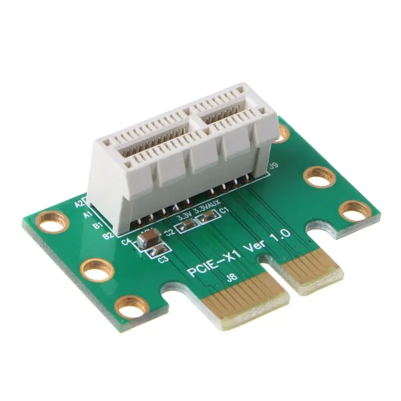Переходник PCI Express X1, переходная карта PCIE X1 на X1, слот преобразователя 90 градусов
Переходник PCI Express X1, переходная карта PCIE X1 на X1, слот преобразователя 90 градусов