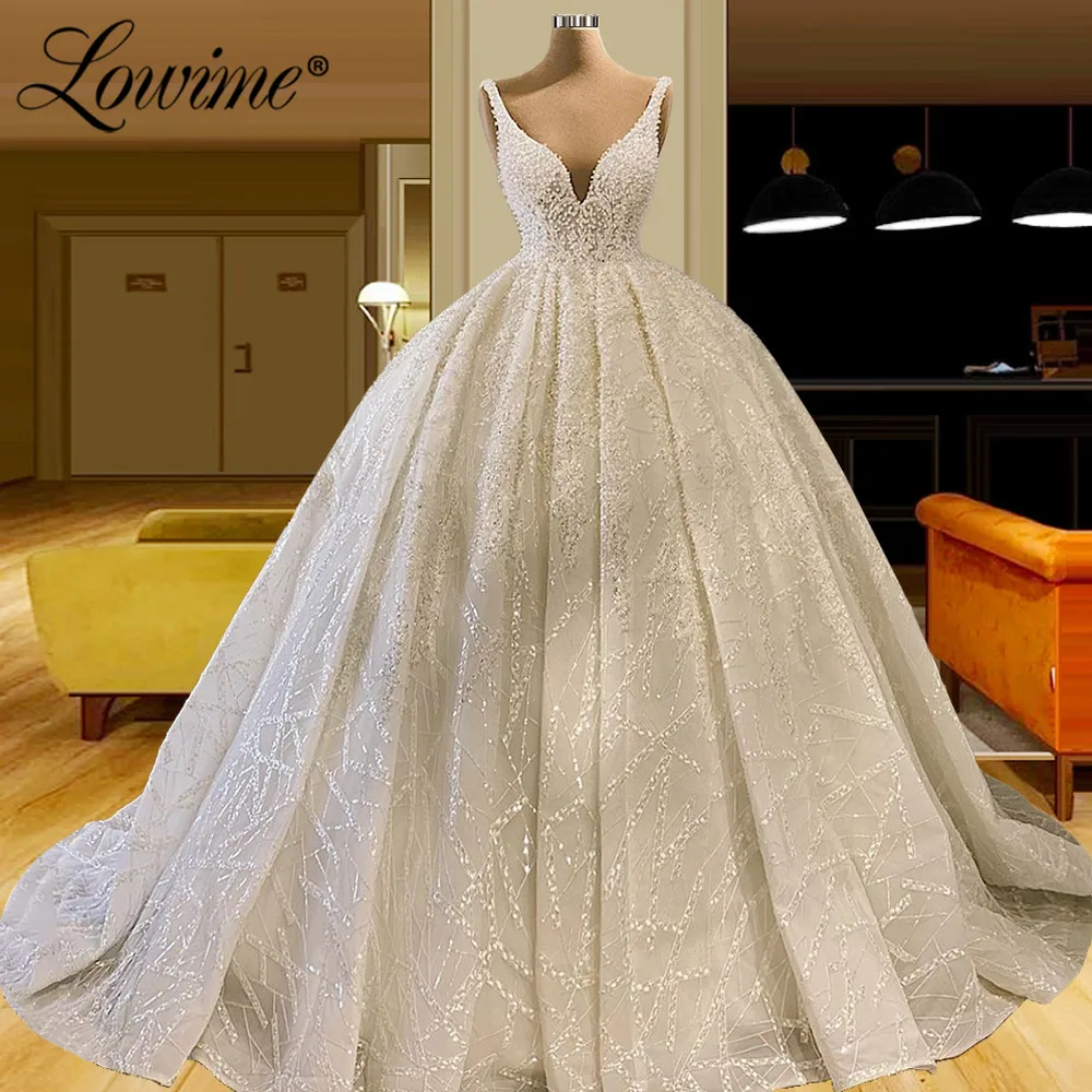 Luxury Beaded Long Wedding Dresses 2021 Couture Muslim Arabic Bride Dress Plus Size V Neck Bridal Gowns Ivory Bride Dresses
Luxury Beaded Long Wedding Dresses 2021 Couture Muslim Arabic Bride Dress Plus Size V Neck Bridal Gowns Ivory Bride Dresses