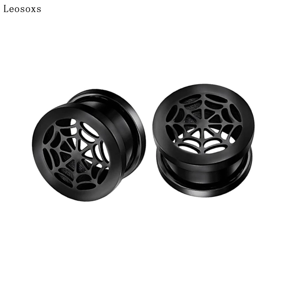Leosoxs 2pcs New Retro Black Pulley Spider Web Ear Expander Stainless Steel Hot Sale Foreign Trade Piercing Ear Expander Jewelry
Leosoxs 2pcs New Retro Black Pulley Spider Web Ear Expander Stainless Steel Hot Sale Foreign Trade Piercing Ear Expander Jewelry