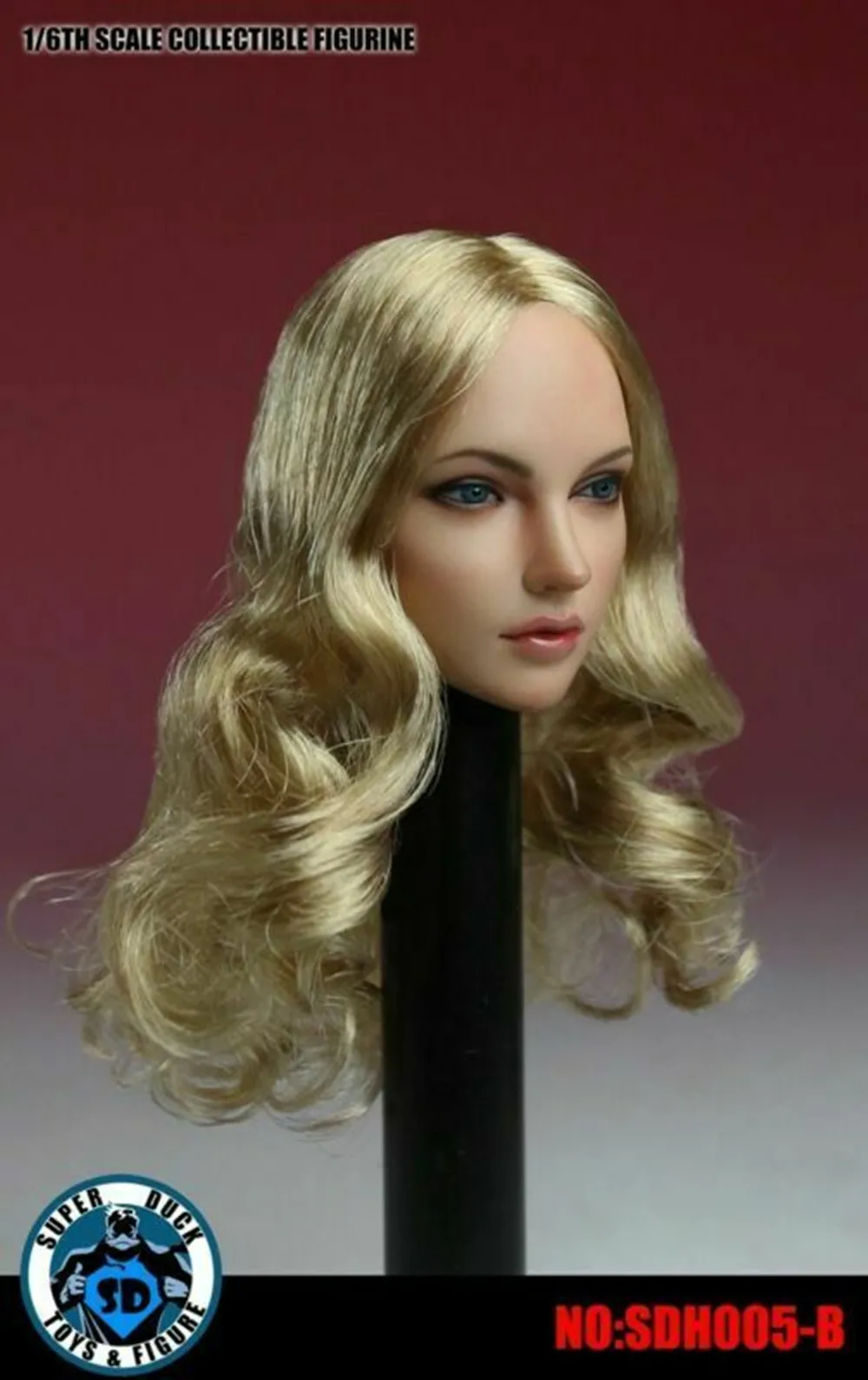 Super DUCK SDH005B1/6 European girl blonde curly hair sculpture fits 12'' figure model doll sculpture DIY
Super DUCK SDH005B1/6 European girl blonde curly hair sculpture fits 12'' figure model doll sculpture DIY