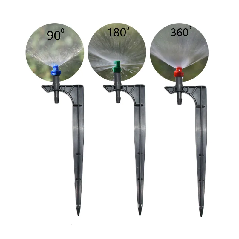 90/180/360 Degrees Irrigation Refraction Water Mist Sprinkler Nozzle With 15cm Support Connection Fog Nozzle Sprayer 10Pcs
90/180/360 Degrees Irrigation Refraction Water Mist Sprinkler Nozzle With 15cm Support Connection Fog Nozzle Sprayer 10Pcs