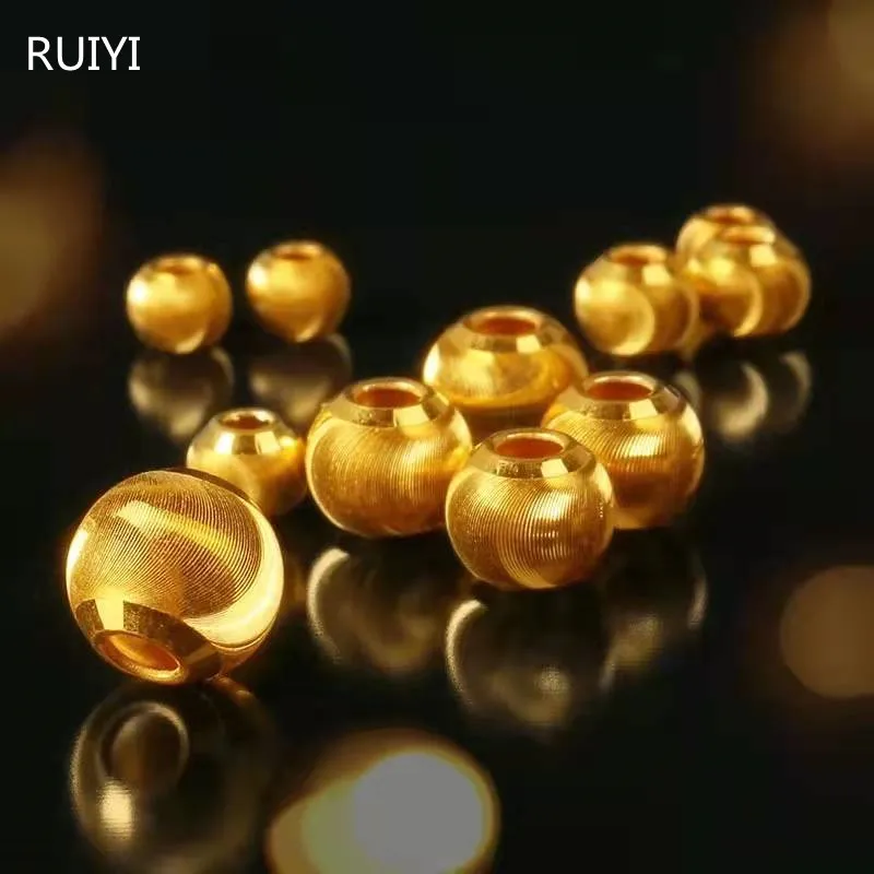 RUIYI Real 24K Gold Round Bead Pendant 999 Pure GOLD Lucky Bead Women's Fashion Jewelry Accessories Women Fine Jewelry
RUIYI Real 24K Gold Round Bead Pendant 999 Pure GOLD Lucky Bead Women's Fashion Jewelry Accessories Women Fine Jewelry