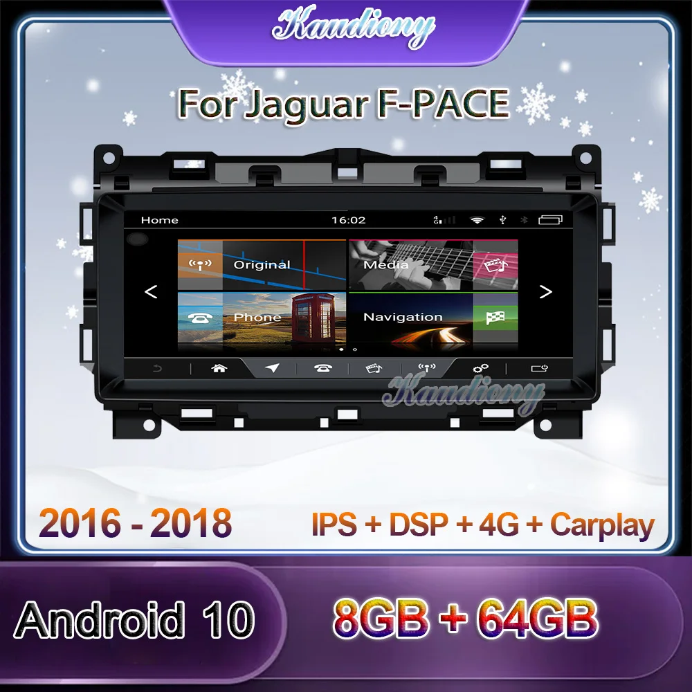 Kaudiony 10.25" Android 10.0 Car Radio For Jaguar F-PACE F PACE Car DVD Multimedia Player Auto GPS Navigation 4G DSP 2016 - 2018
Kaudiony 10.25" Android 10.0 Car Radio For Jaguar F-PACE F PACE Car DVD Multimedia Player Auto GPS Navigation 4G DSP 2016 - 2018